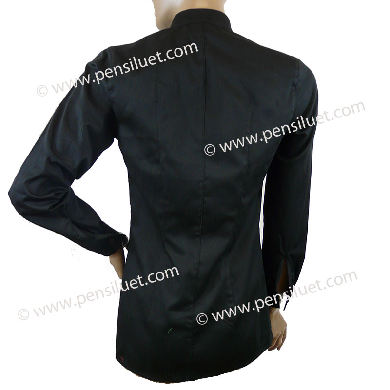 Дамска блуза с бродерия 14М1 черна
