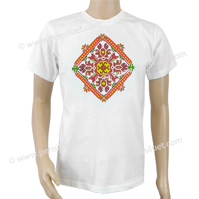 Folklore T-shirt 02 with folklore motifs