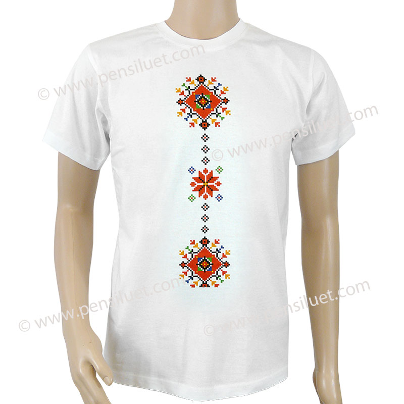 Folklore T-shirt 13 with folklore motifs