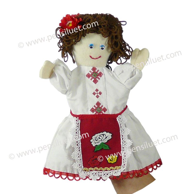 Кукла за куклен театър на девойка момиче 2