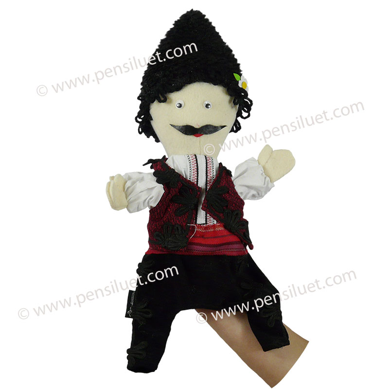 кукла за куклен театър на мъж Тракиец