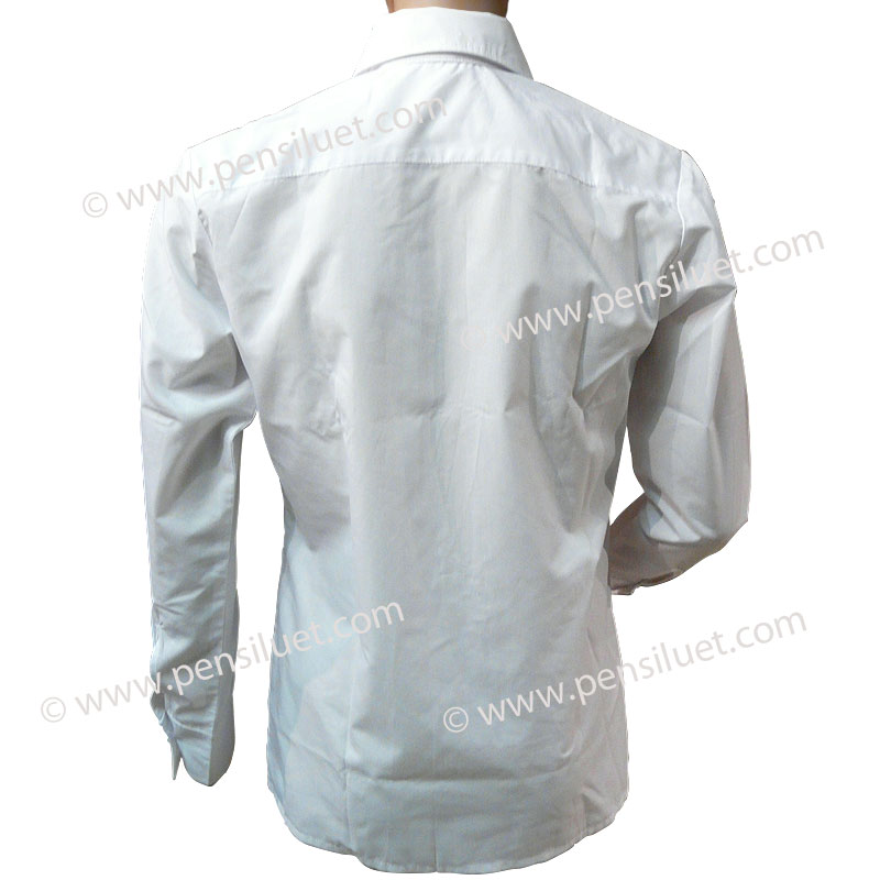 Мъжка риза официална Бяла 04